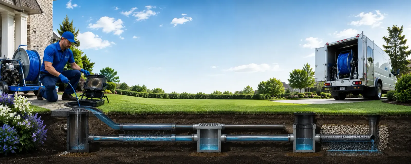 Outdoor drain cleaning information for Ithaca, MI
